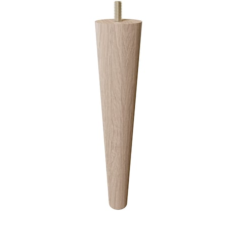 9 Round Tapered Leg - White Oak